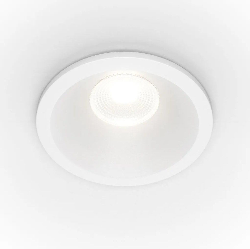 MAYTONI DL034-01-06W4K-W ZOOM Fürdőszobai Beépíthető Lámpa Fehér LED IP65
