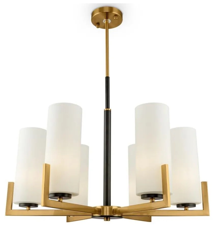 Maytoni MOD089PL-06BS - Csillár rúdon FORTANO 6xE27/40W/230V