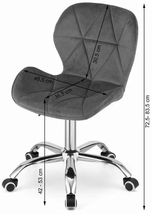 Dolgozószobai szett íróasztal TAYLOR SONOMA 100x50 cm + irodai szék AVOLA ökobőr szürke-fehér