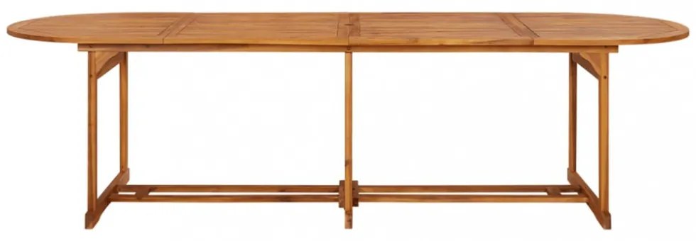13 részes tömör akácfa kerti étkezőgarnitúra 280x90x75 cm