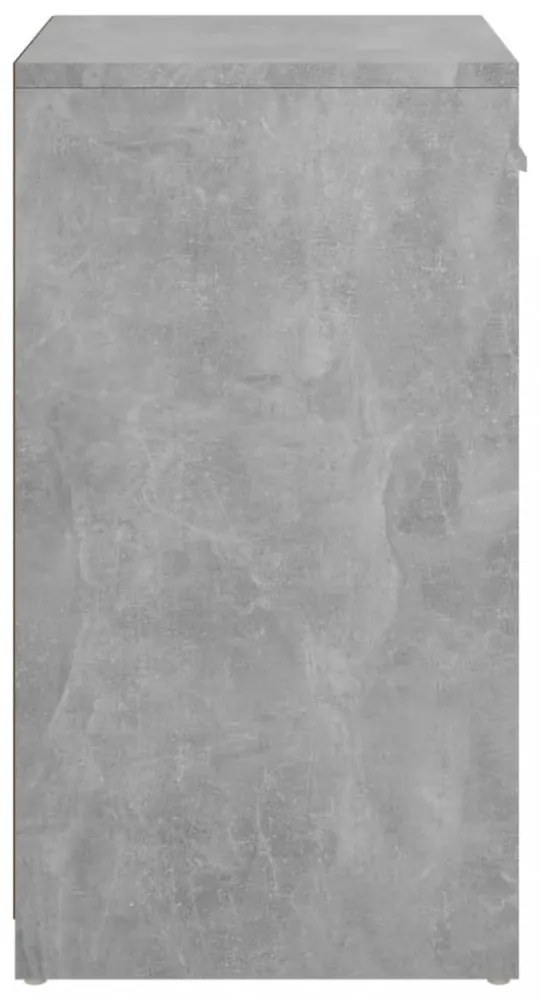 betonszürke szerelt fa cipőtároló pad 94,5 x 31 x 57 cm