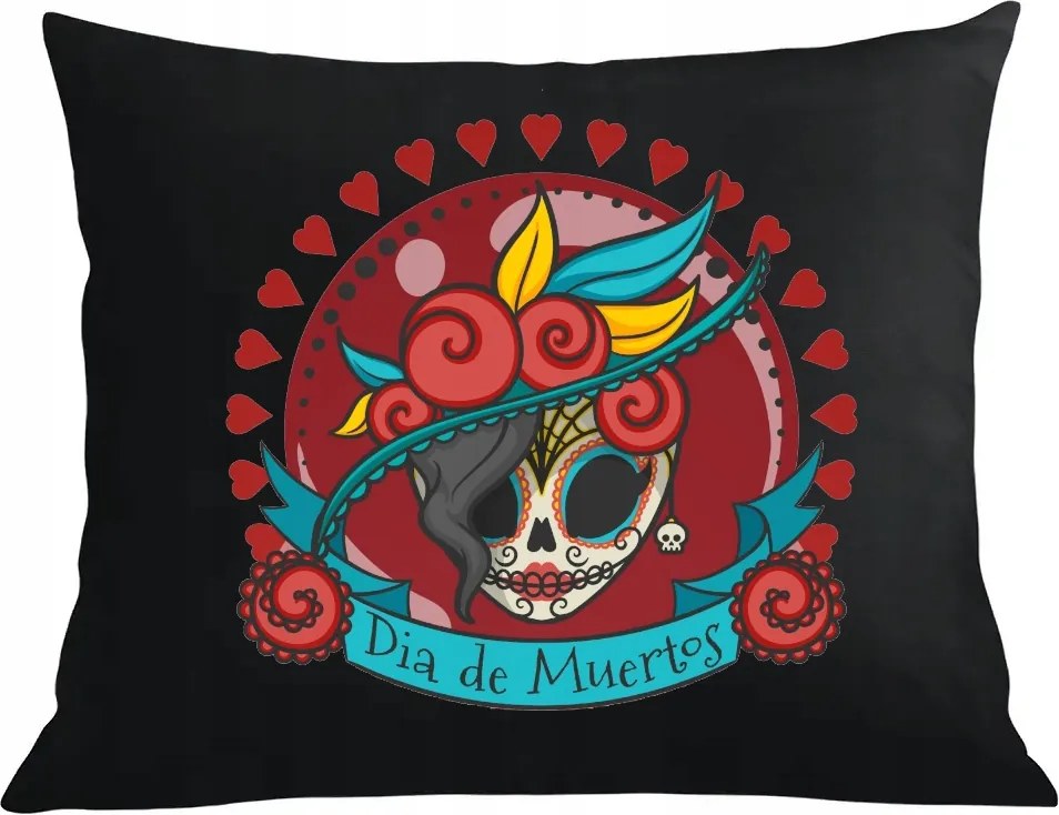 Párna párnahuzat Dia de Muertos