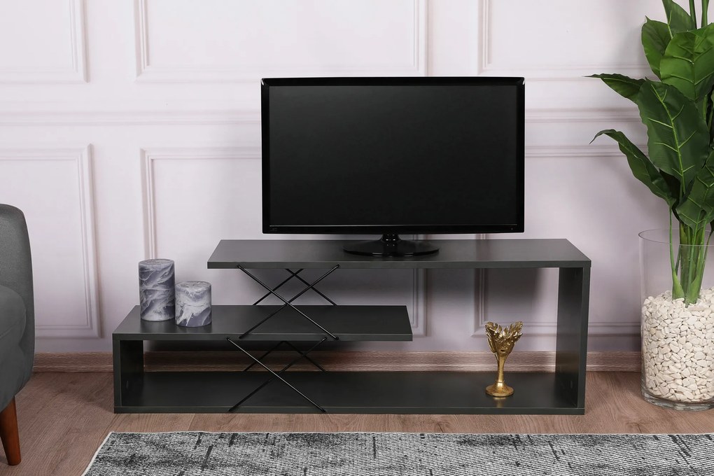 TV asztal/szekrény Ziky (antracit). 1067108