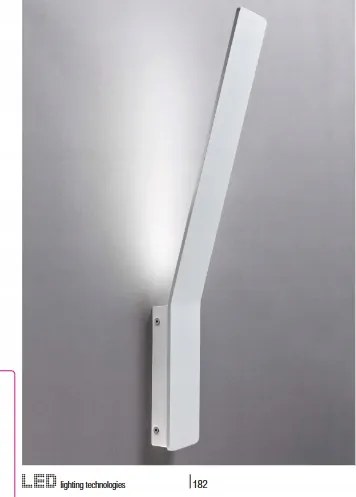 Olasz Segno 84/1A fehér Led fali lámpa 7,2W 3000K