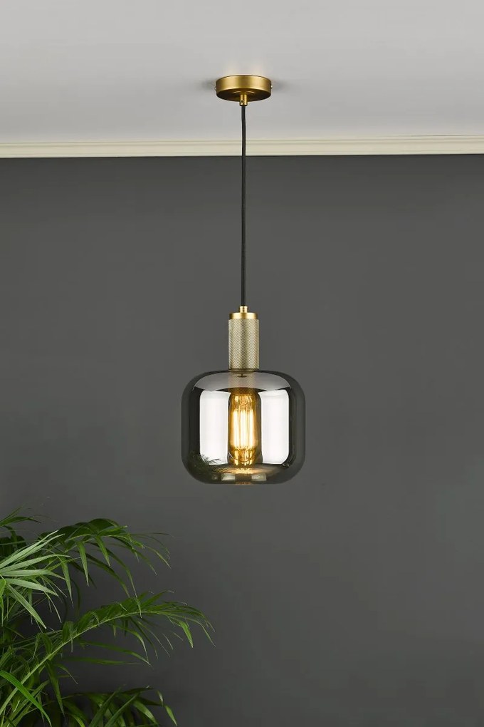 Dar Lighting modern függeszték nikolas antik króm darnik0167-e05