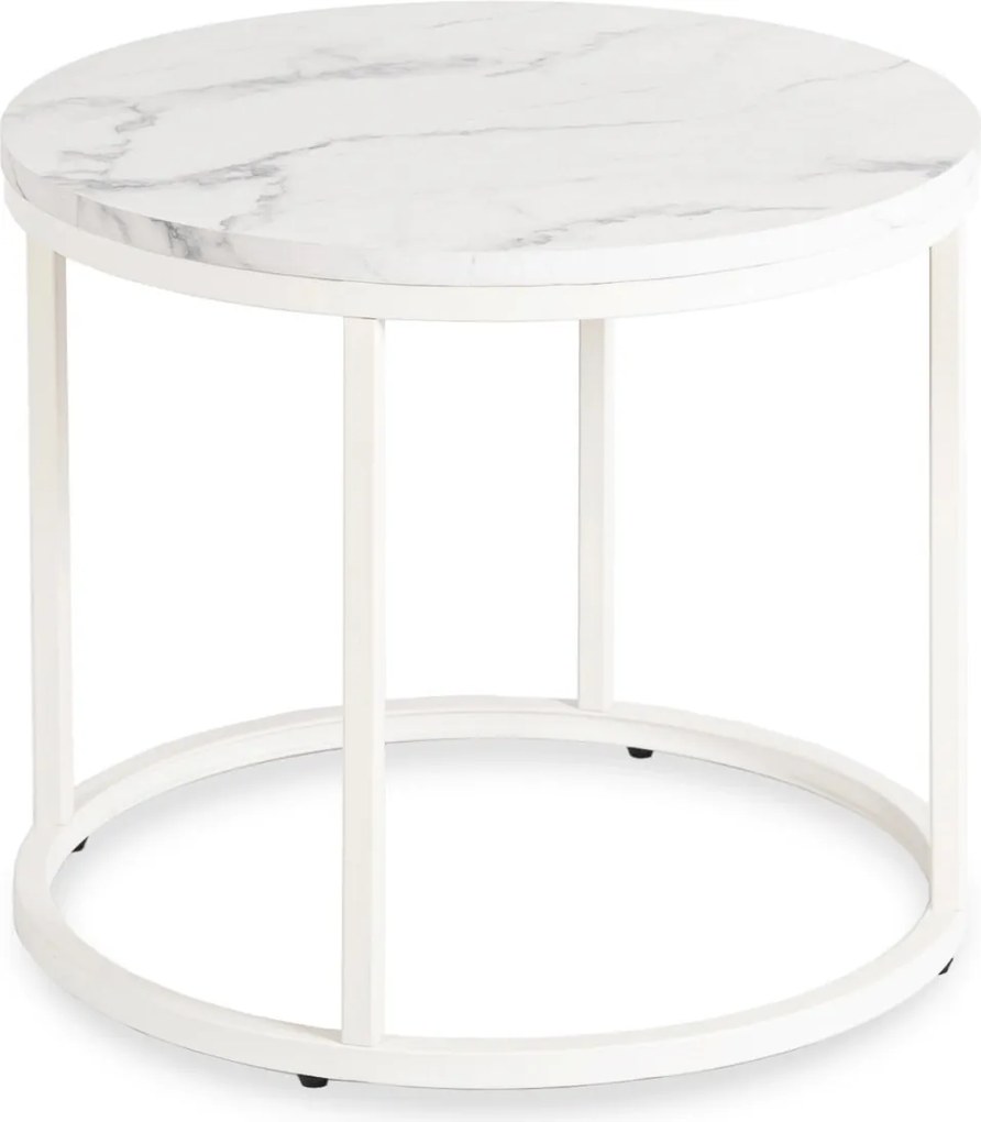 Asztal fehér márvány színben AGNES