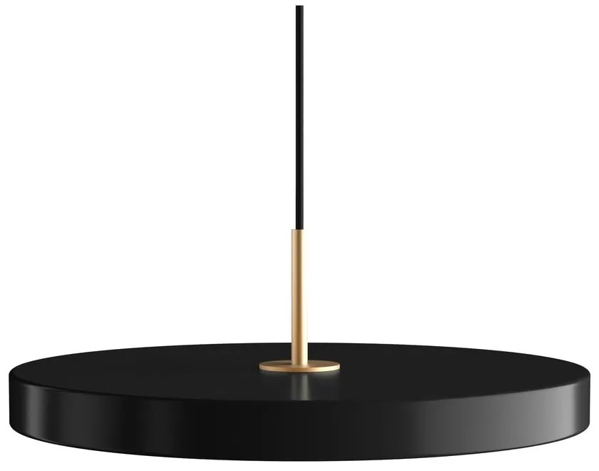 Fekete LED függőlámpa fém búrával ø 43 cm Asteria Medium – UMAGE