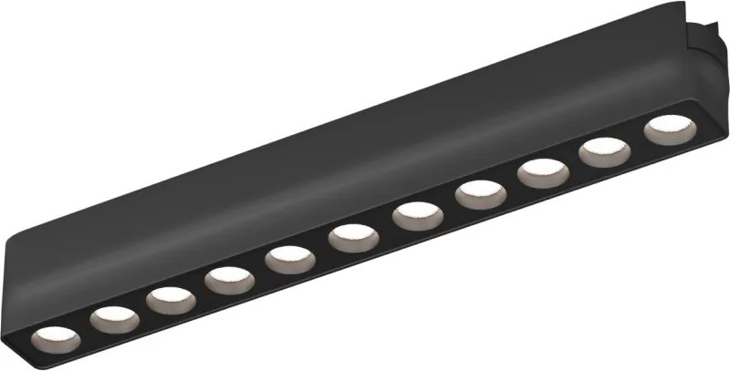 DK/EU-5335-BK Slim magnetic track light AIR GRILL, 12W, 4000K, black color — DK/EU-5335-BK