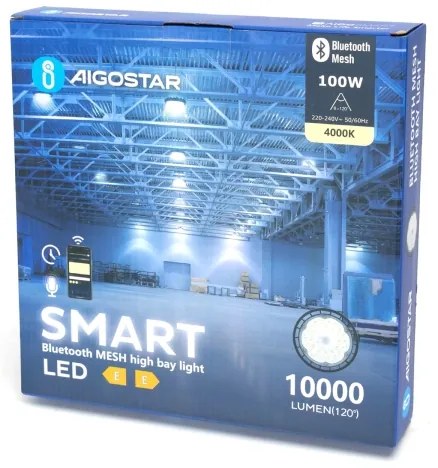 Aigostar - LED kültéri MESH high bay lámpa LED/100W/230V 4000K IP65