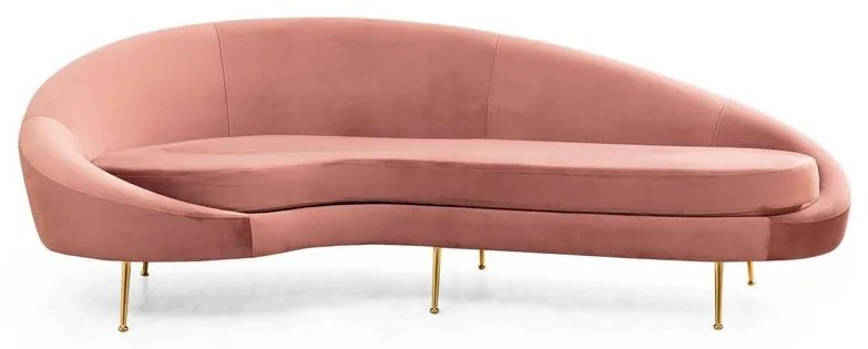 3 személyes kanapé Eses Balos - Pink