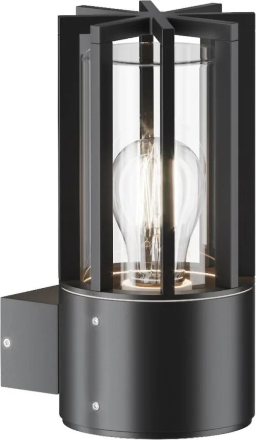MAYTONI O453WL-01GF BARREL Modern Kültéri Fali Lámpa Grafit E27 IP54