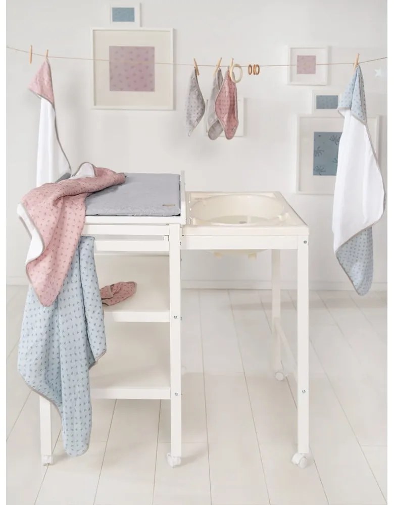 Fehér pelenkázó feltét Style grau – Roba