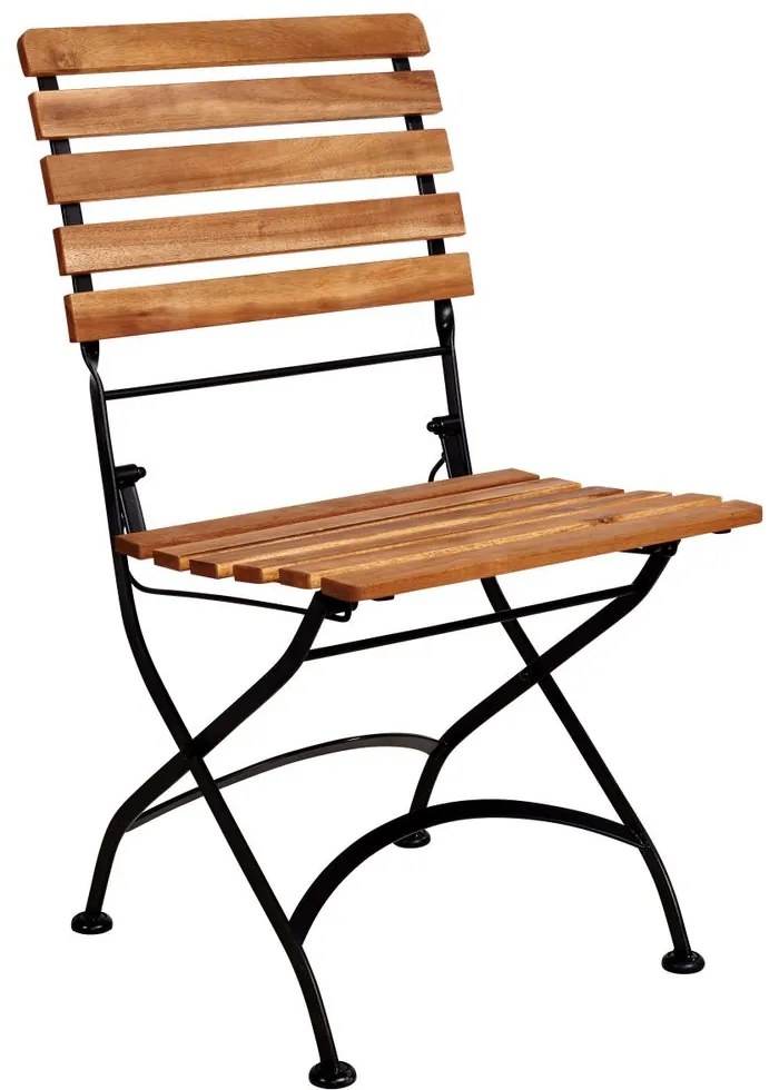 PARKLIFE összecsukható szék, natúr-fekete