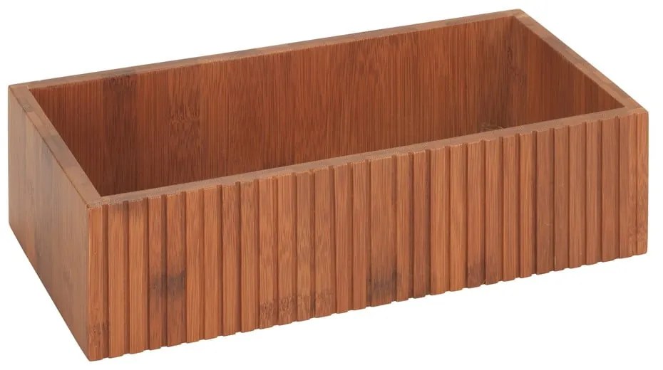 Natúr színű bambusz tárolódoboz 30x15x8 cm Mera – Wenko