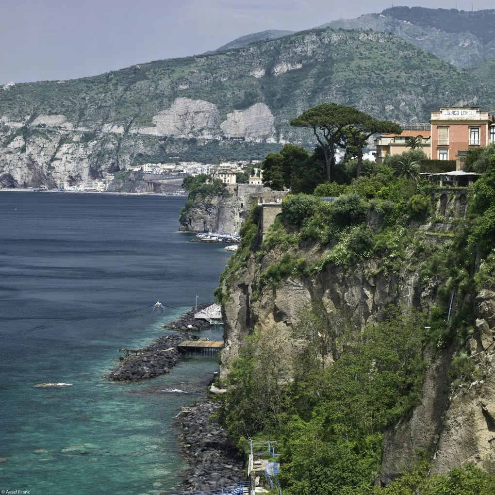 Poszter 30x30cm Sorrento Olaszország, Assaf Frank