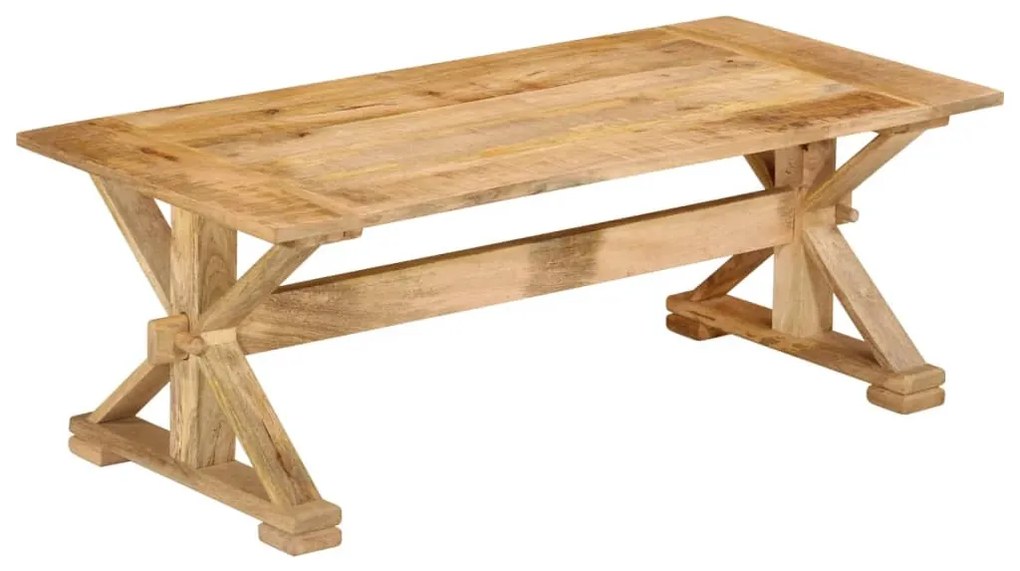 Tömör mangófa dohányzóasztal 110 x 52 x 40 cm