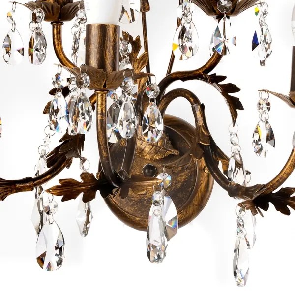 ONLI - Fali lámpa TERESA 5xE14/6W/230V bronz