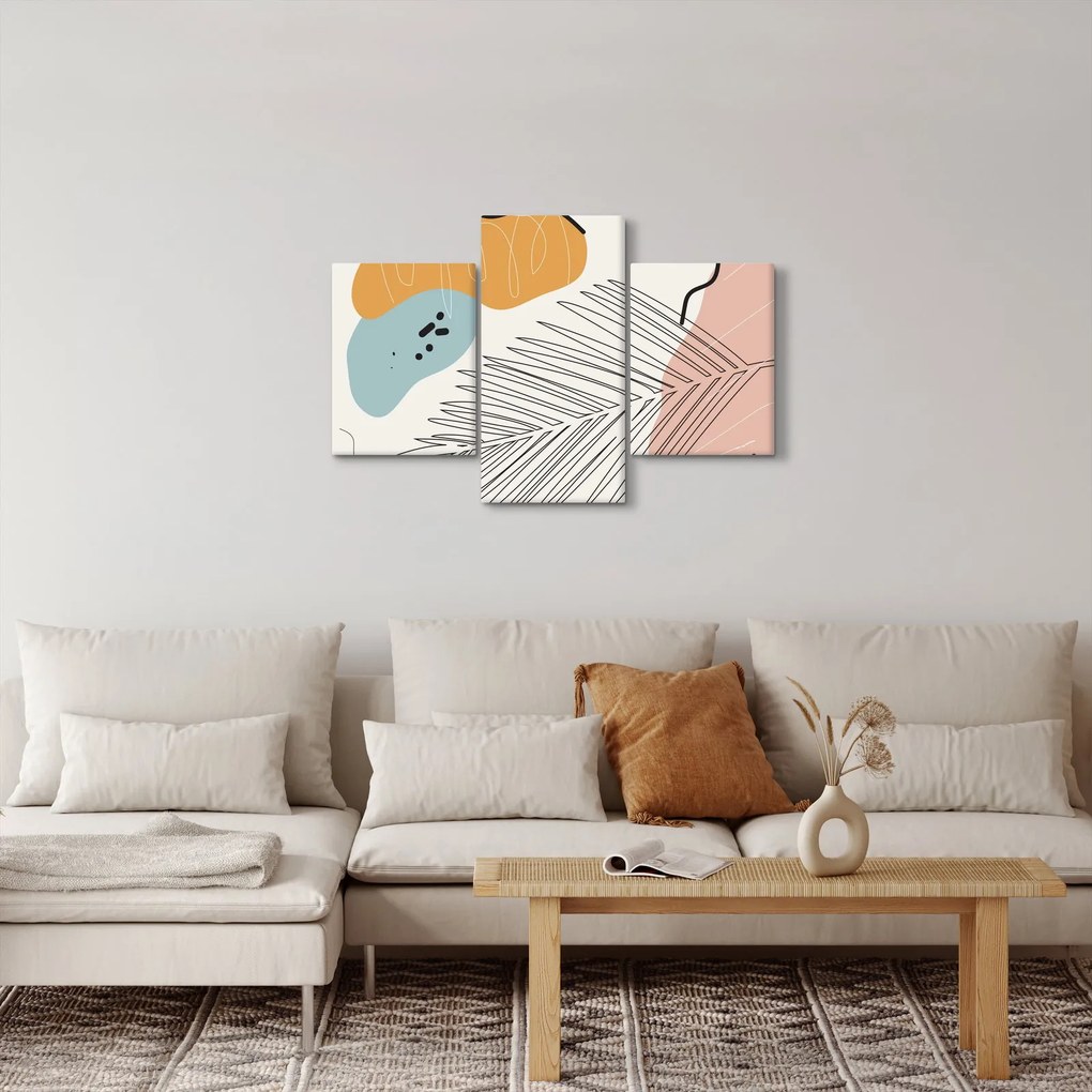 Kép - Levél illusztráció (90x60 cm)