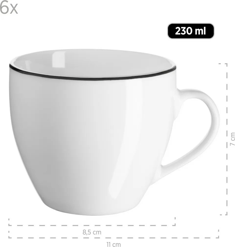 Mäser 18 darabos kávéskészlet NOLA