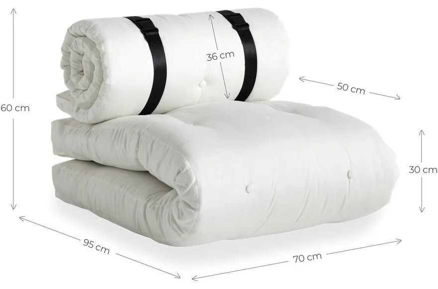 Design OUT™ Buckle Up Dark Grey kinyitható sötétszürke kültéri fotel - Karup Design