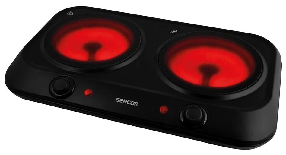 Sencor Sencor - Dupla üvegkerámia főzőlap 2400W/230V FT0128