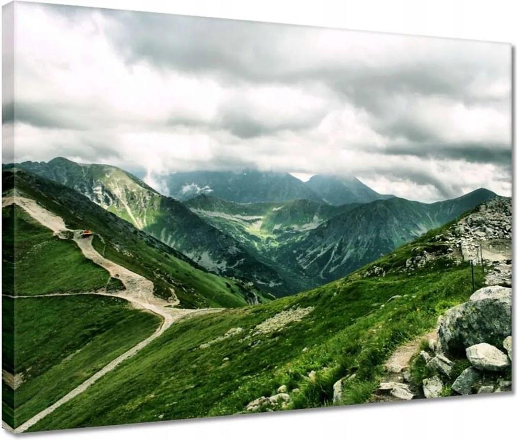 Vászonkép 40x30 Főgerinc a Tátrában