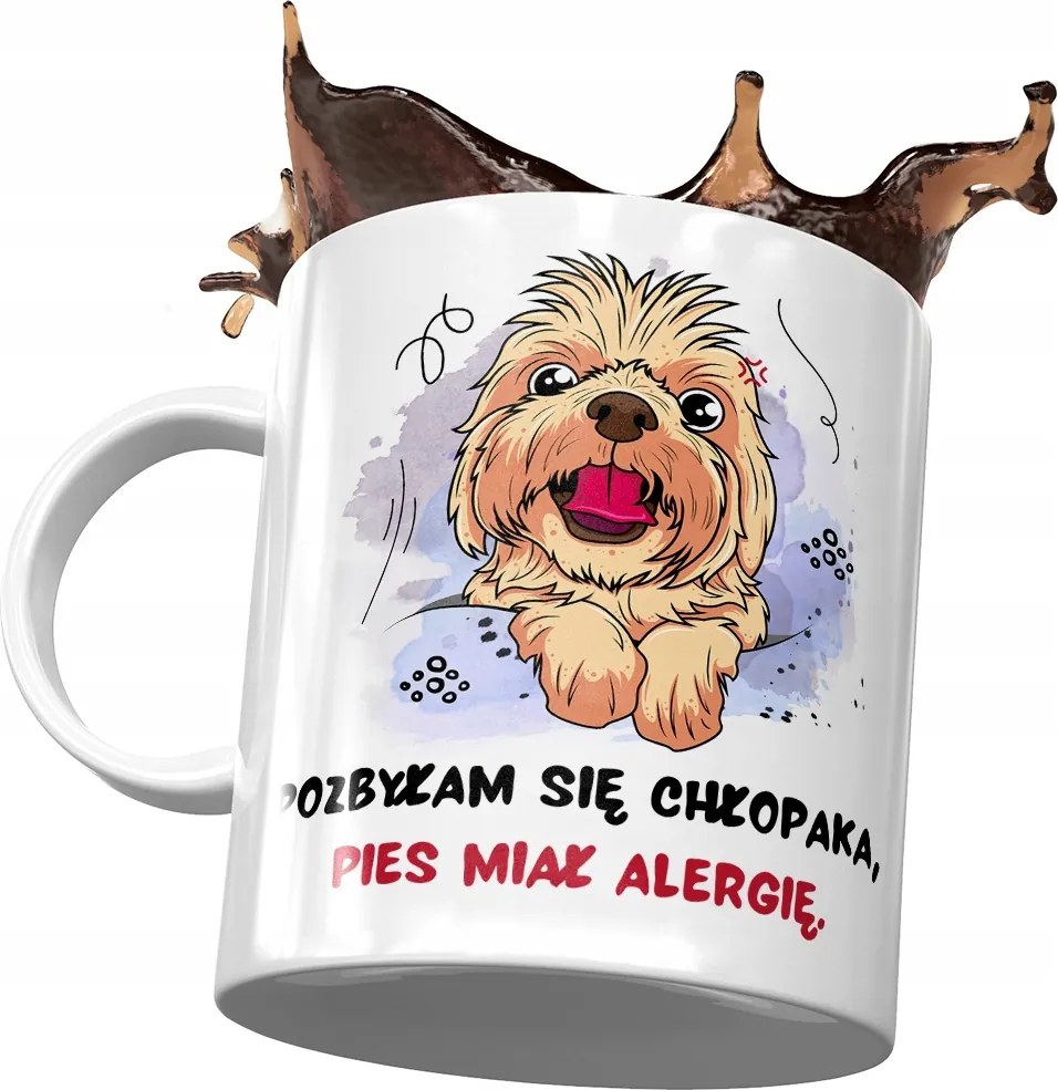 Kutyás bögre Kutyás aranyos ajándék fényképes nyomtatással