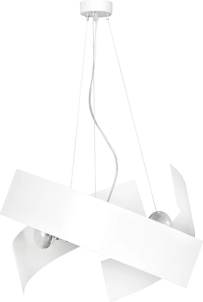 Emibig modern függeszték modo fehér króm emi585/1