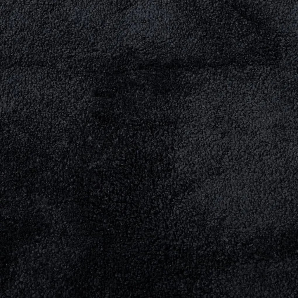vidaXL OVIEDO fekete rövid szálú szőnyeg 240 x 240 cm