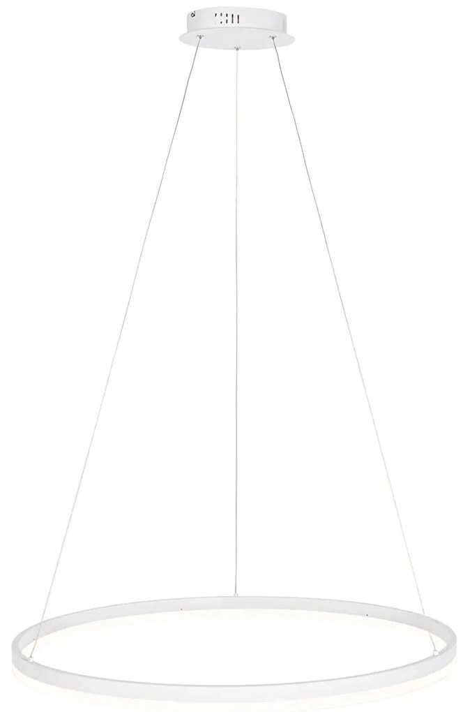 Design lógólámpa fehér 80 cm LED-del, 3 fokozatban szabályozható - Anello