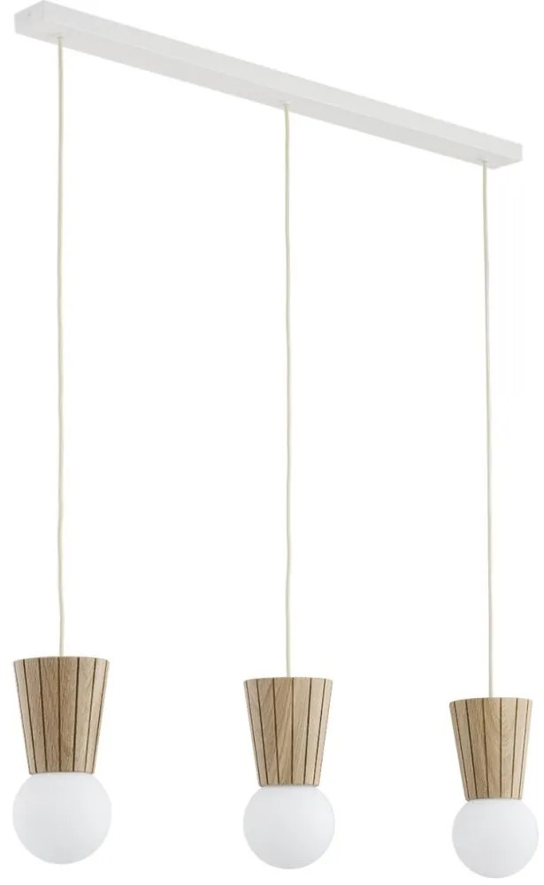 Argon 6357 - Fürdőszobai kábeles függőlámpa VOLANTE 3xG9/6W/230V IP44 bézs