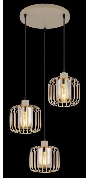 Globo 15758-3H - ALFRED kábeles függeszték 3xE27/40W/230V