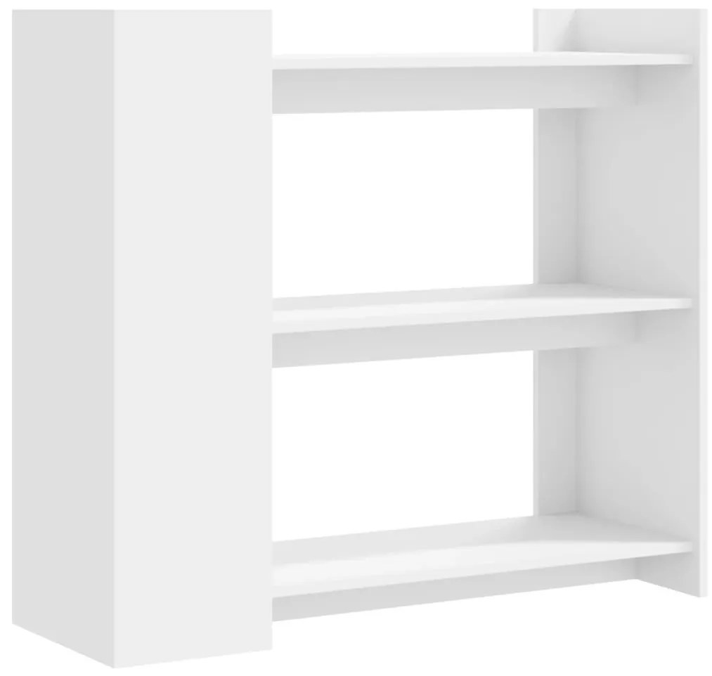 fehér szerelt fa tálalóasztal 100 x 35 x 90 cm