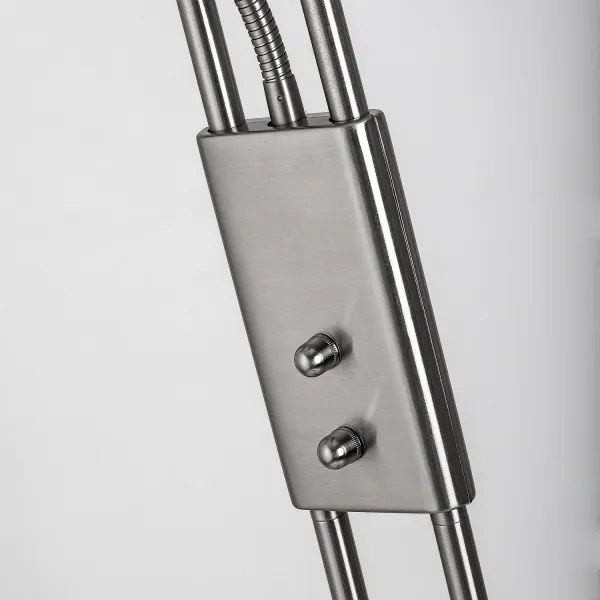 Brilagi - Fényerőszabályozható állólámpa SCARLETT 1xR7s/230W/230V+1xG9/40W matt króm