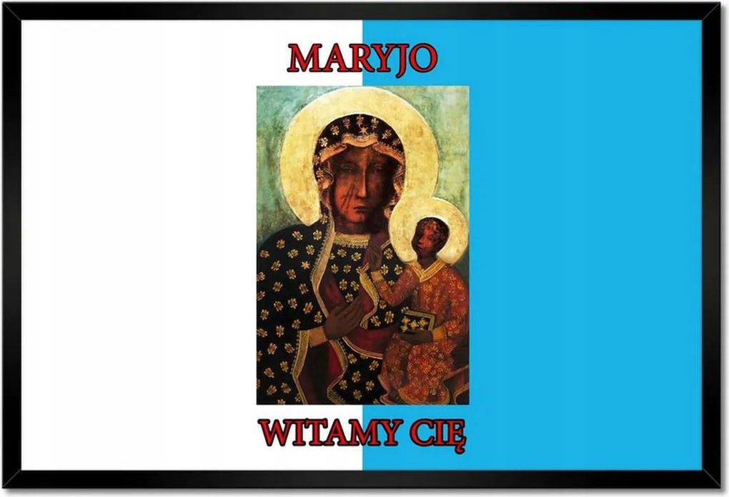 Poszterek keretben 60x40 Mária Üdvözöllek Mária