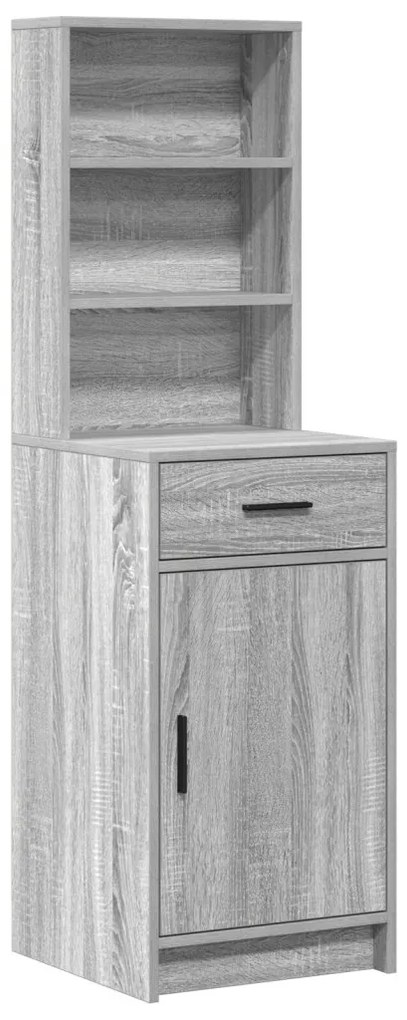 Sminkasztal Készlet 2 pcs Szürke sonoma 50 x 41 x 135 cm