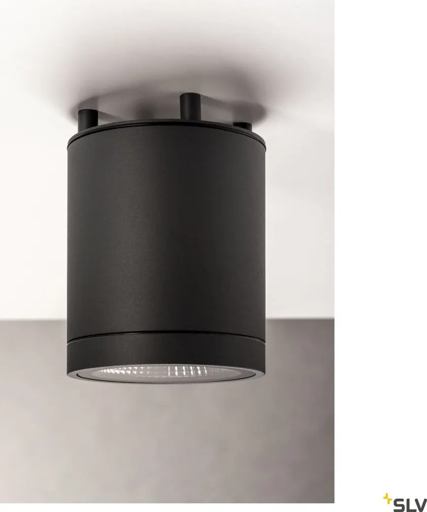 SLV 1003427 ENOLA ROUND Modern Kültéri Mennyezeti Lámpa Antracit, Átlátszó LED IP65