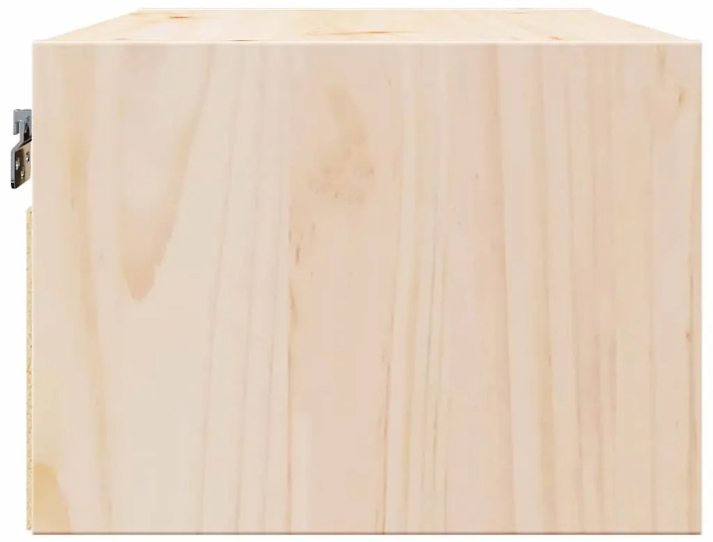 Éjjeli asztal fiókkal Barna 50 x 32.5 x 24 cm Tömör fenyőfa