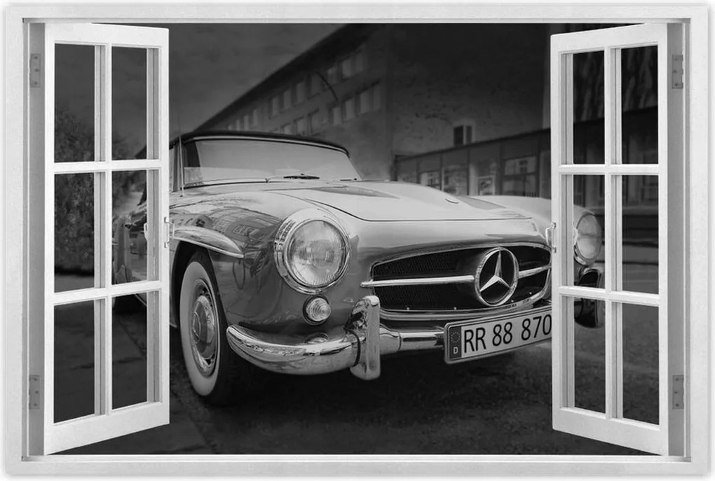 Poszterek 120x80 Mercedes Szárnyas autó