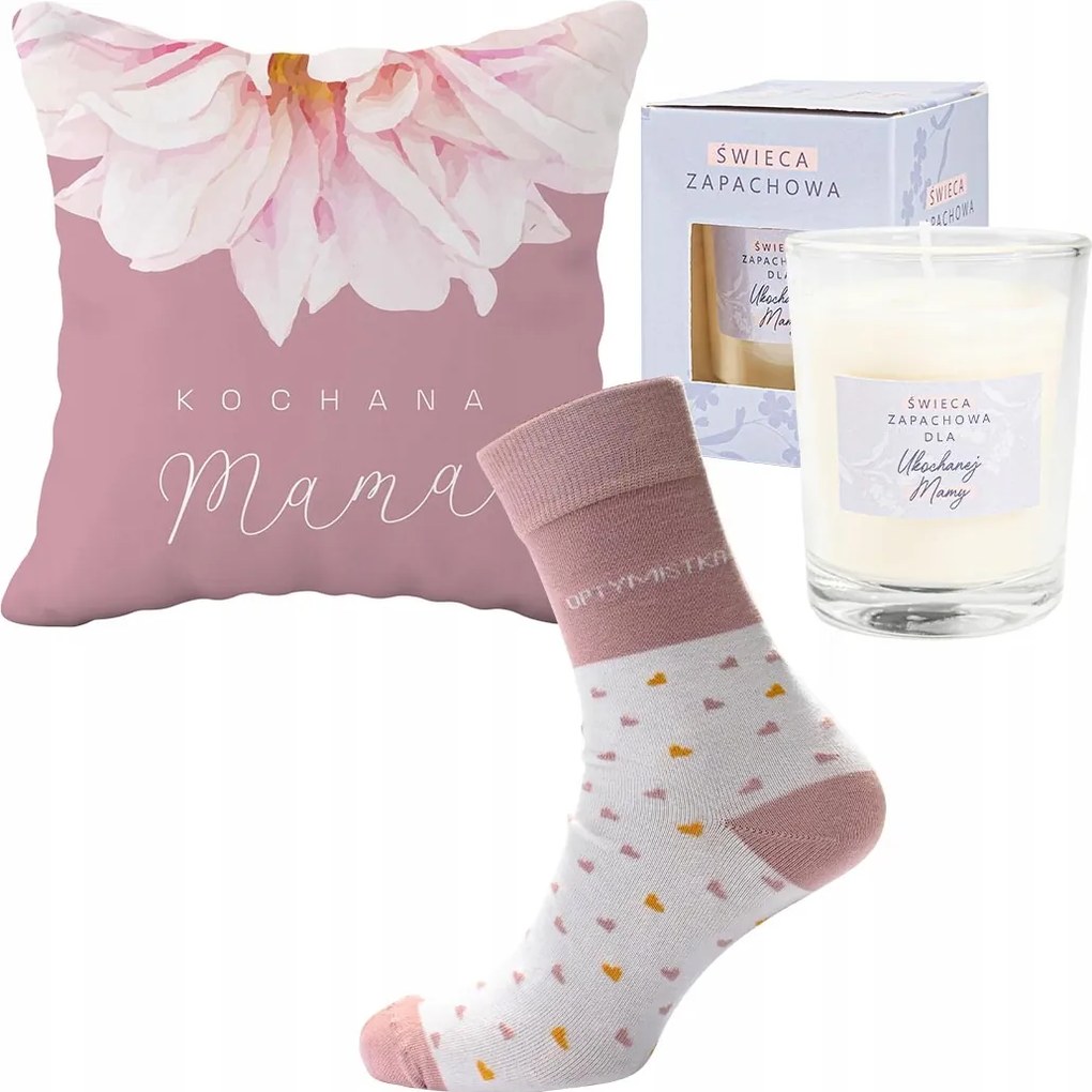 Ajándék Anyukának Ajándék Anyák Napjára Párna Zokni Illatgyertya