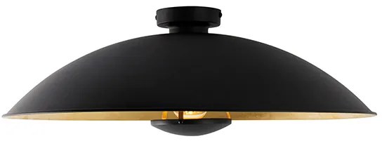 Vintage mennyezeti lámpa fekete arannyal 60 cm - Emilienne