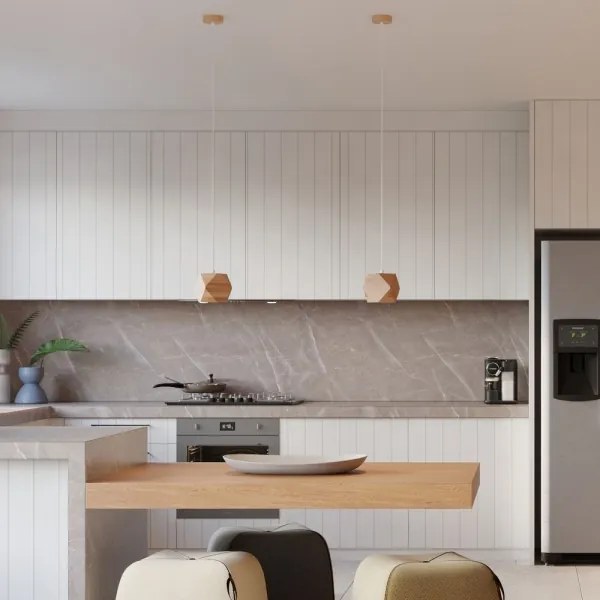 Sollux SL.1011 - Csillár zsinóron WOODY 1xGU10/40W/230V