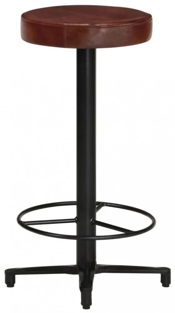 2 db valódi bőr bárszék 66 cm