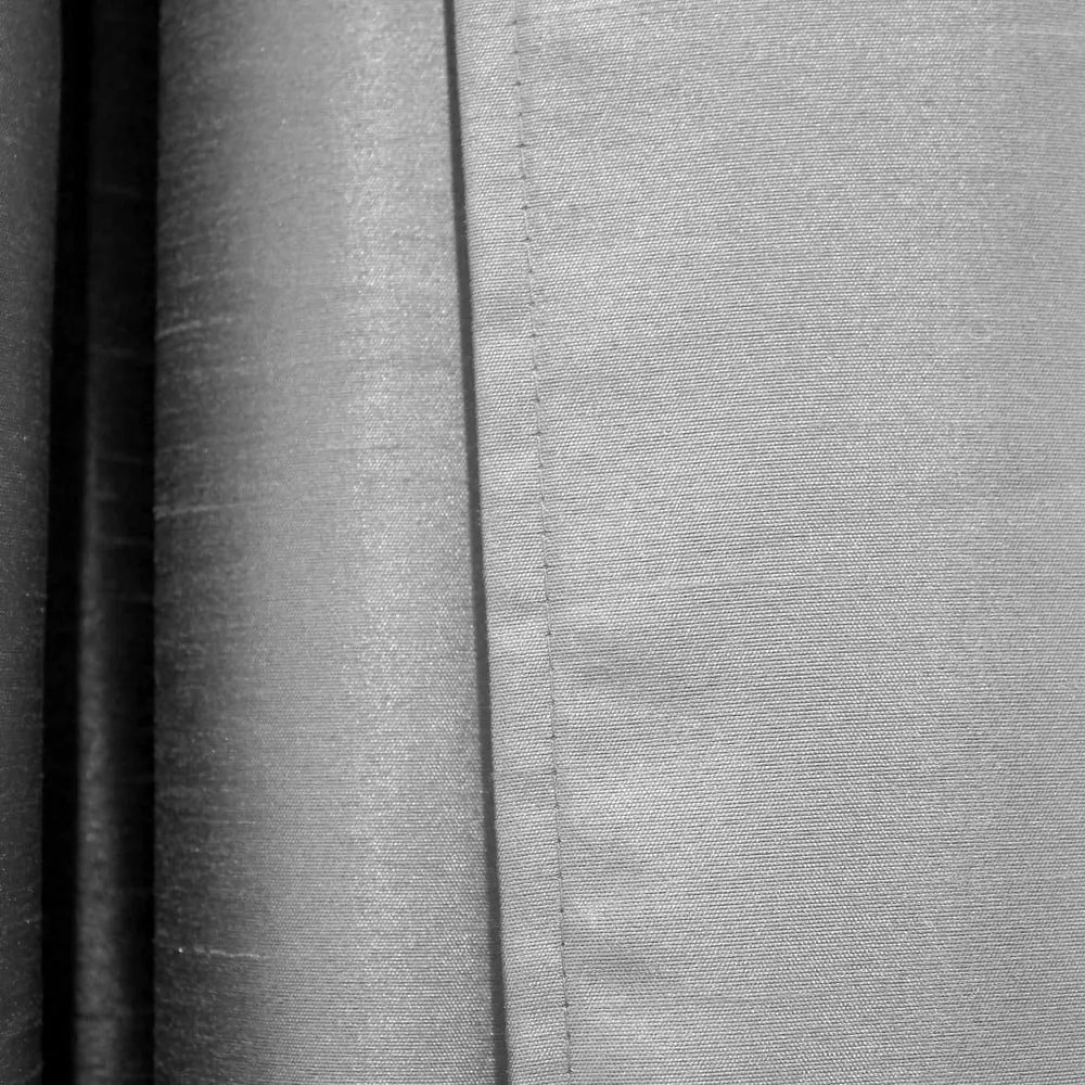 Sötétszürke szatén függöny 140x240 cm Shana – douceur d'intérieur