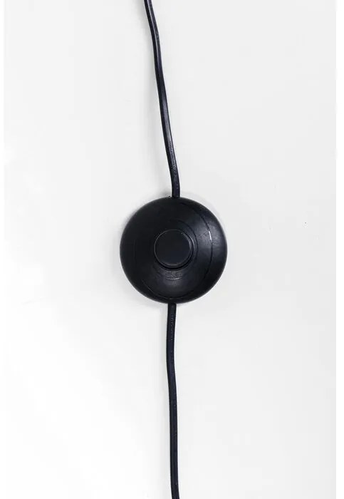 Kare Design állólámpa Rugalmas Velvet Schwarz Tre