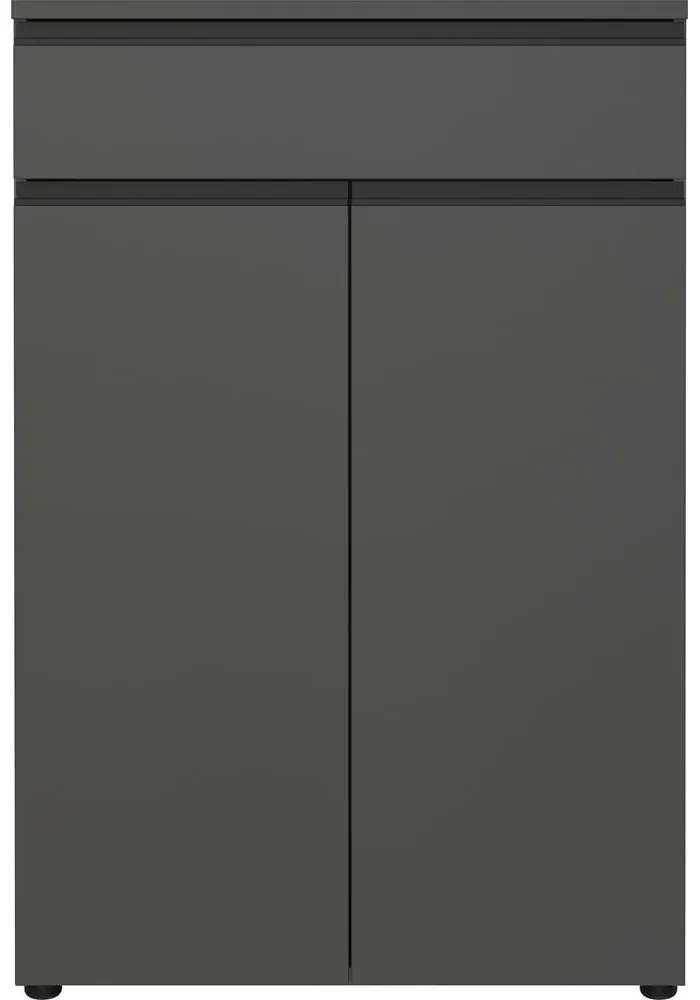 Antracitszürke szekrény 81x120 cm Bedano – Germania