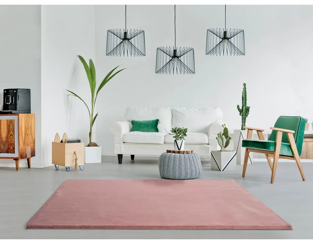 Fox Liso rózsaszín szőnyeg, 80 x 150 cm - Universal