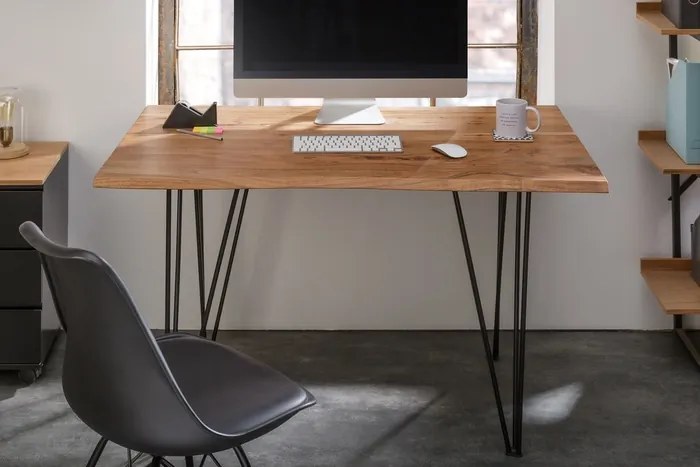 Design étkezőasztal Massive 120 cm asztallap 26 mm akác