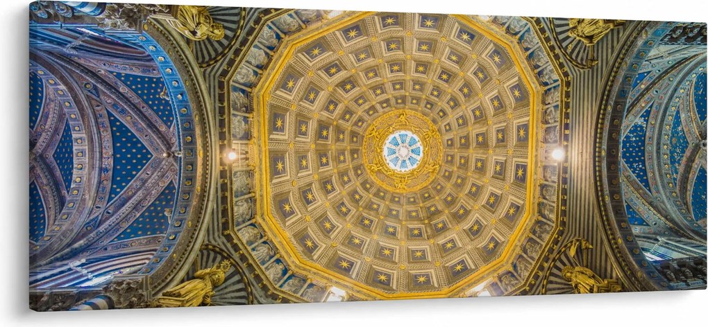 A Siena templom mennyezetének képe (120x50 cm)