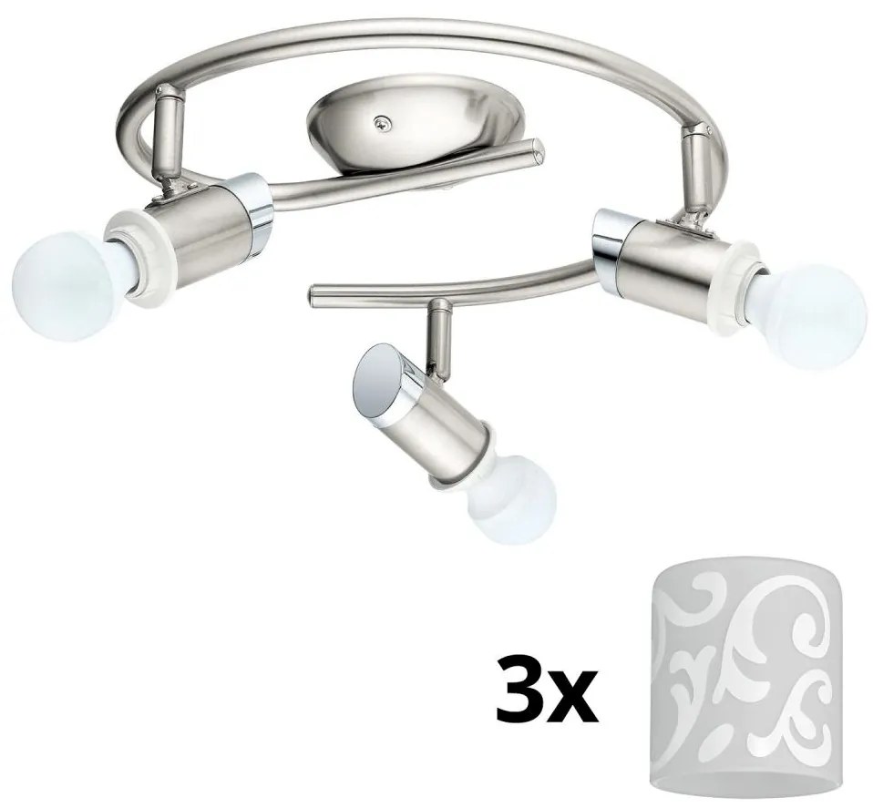 Eglo - LED spotlámpa MY CHOICE 3xE14/4W/230V króm/fehér